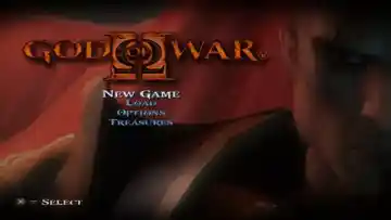 God of War II HD (USA) screen shot title